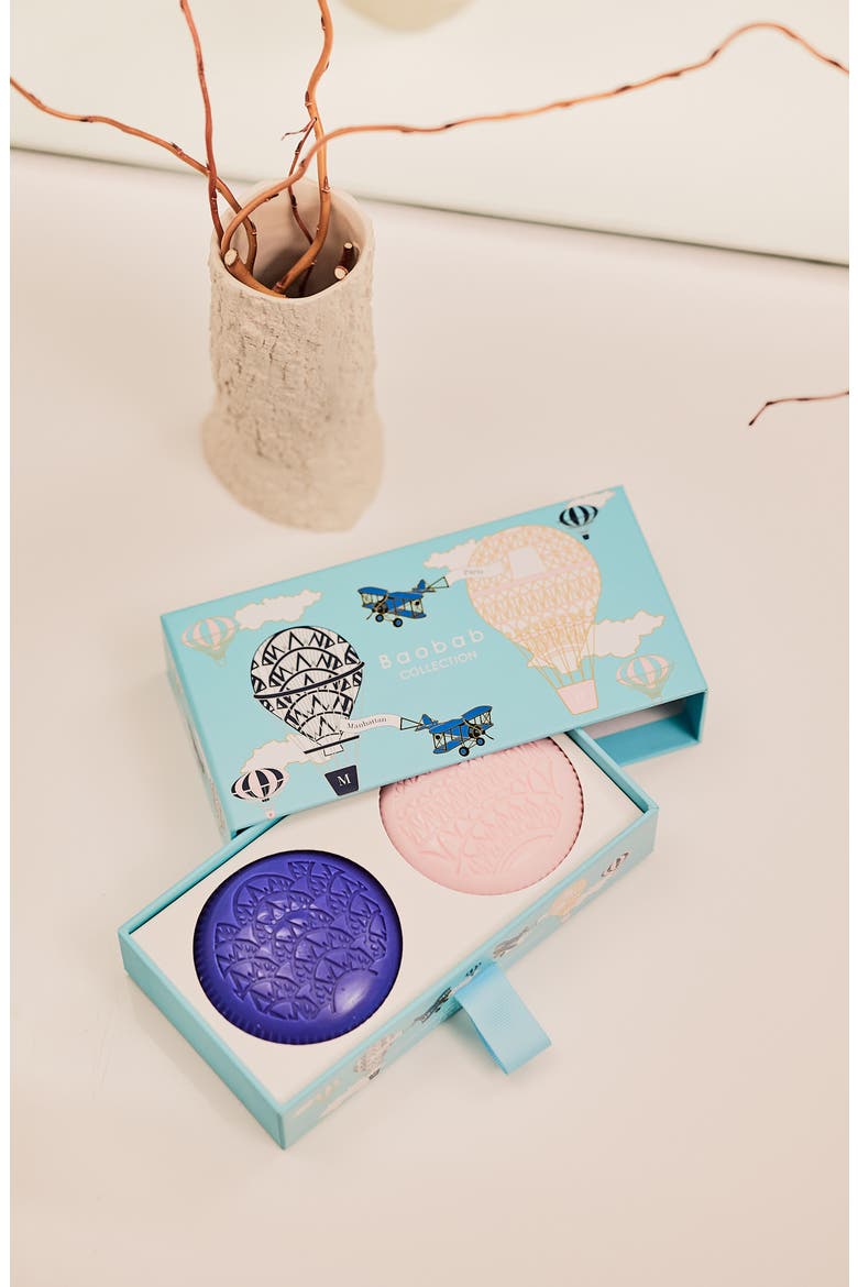 Paris & Manhattan Soap Gift Box, Alternate, color, PINK/ BLUE