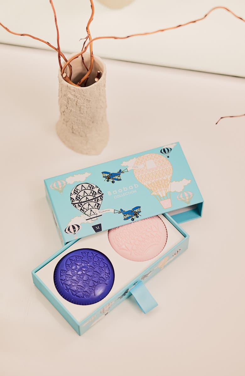 Baobab Collection Paris & Manhattan Soap Gift Box, Alternate, color, Pink/ Blue