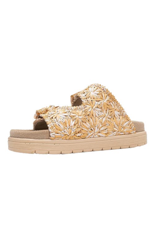 Forever & Always Shoes Milana Leather Double-strap Sandal In Neutral