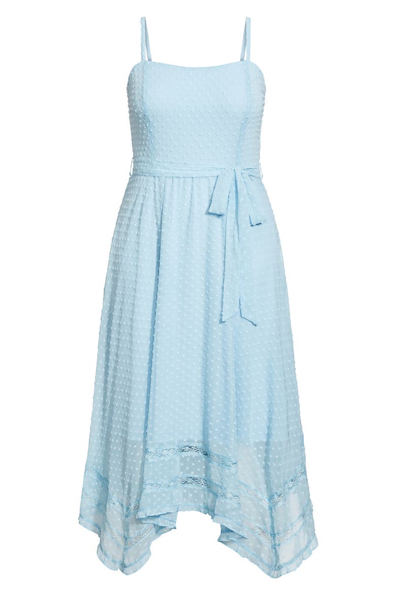Flirty Nature Midi Dress, Alternate, color, SKY