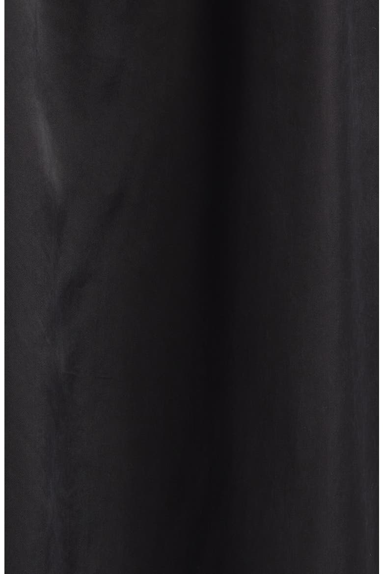 Lily Raw Edge Satin Slipdress, Alternate, color, NOIR