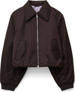 & Other Stories Crop Bomber Jacket