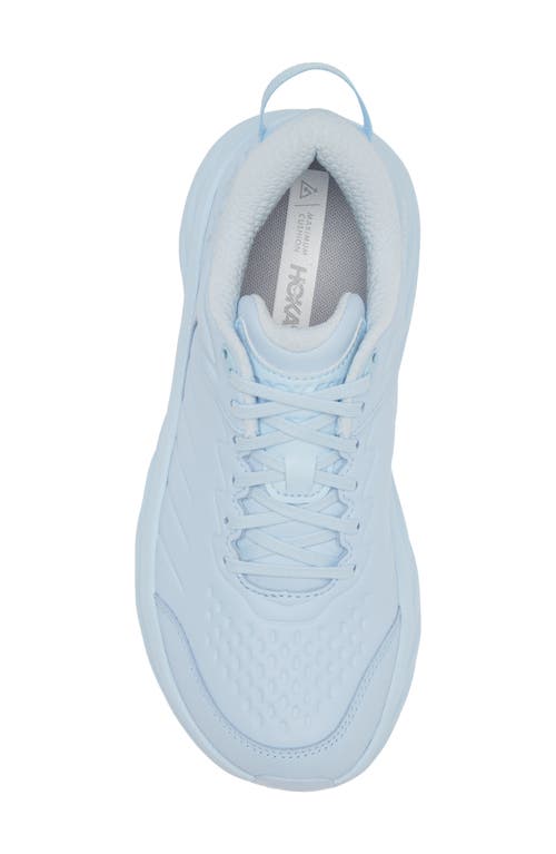 Hoka Bondi Sr Wide Water Resistant Running Shoe In Blue