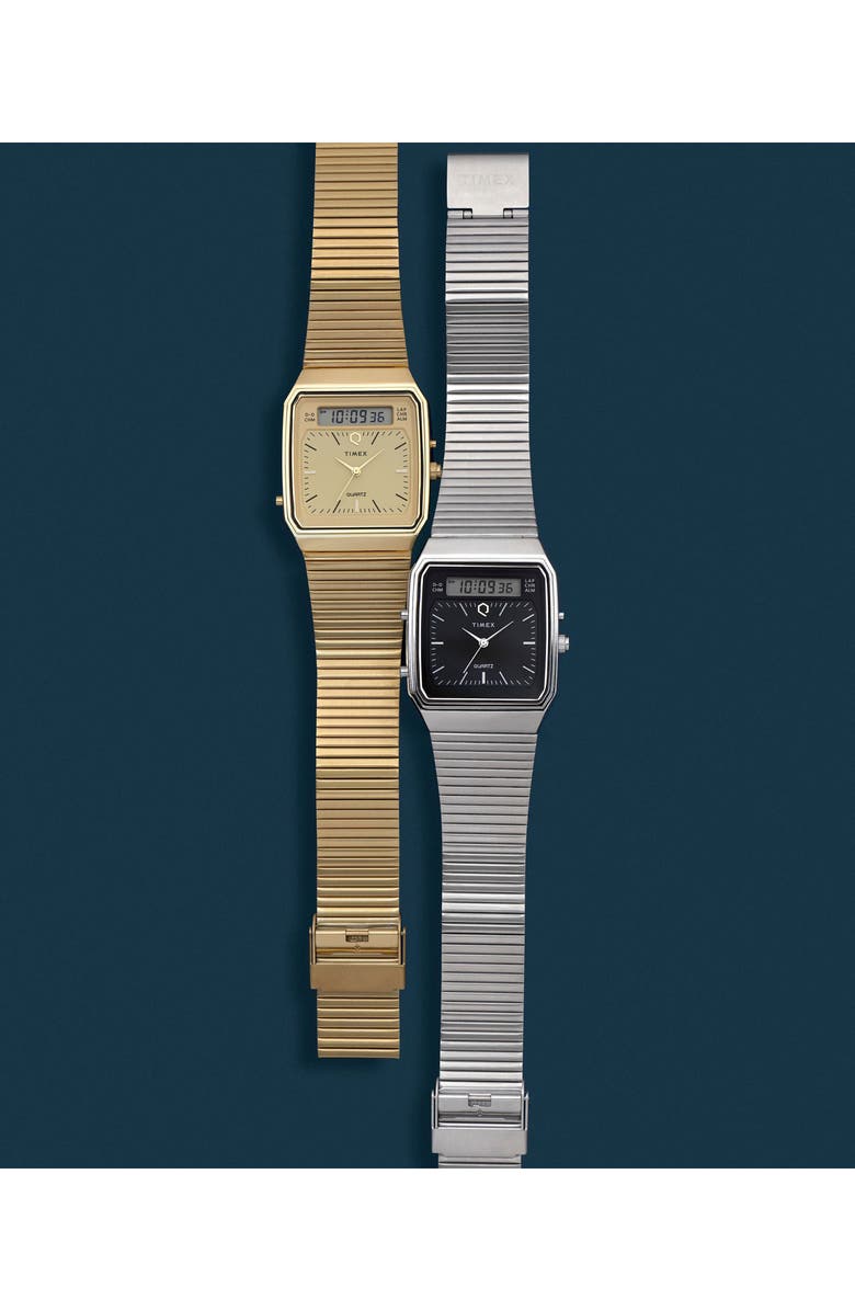 Timex<sup>®</sup> Q Timex 1982 Ana-Digi Reissue Bracelet Watch, 33mm, Alternate, color,