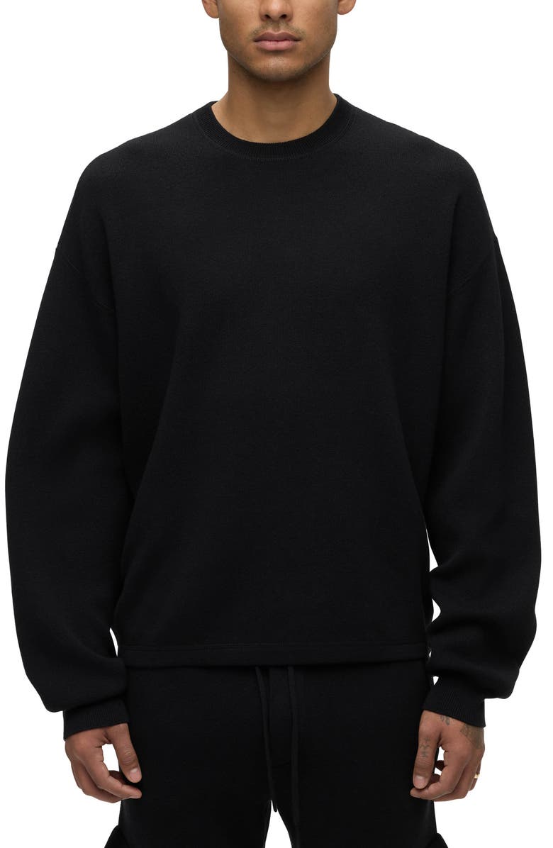 Hudson Jeans Cotton & Cashmere Crewneck Sweater, Main, color, 