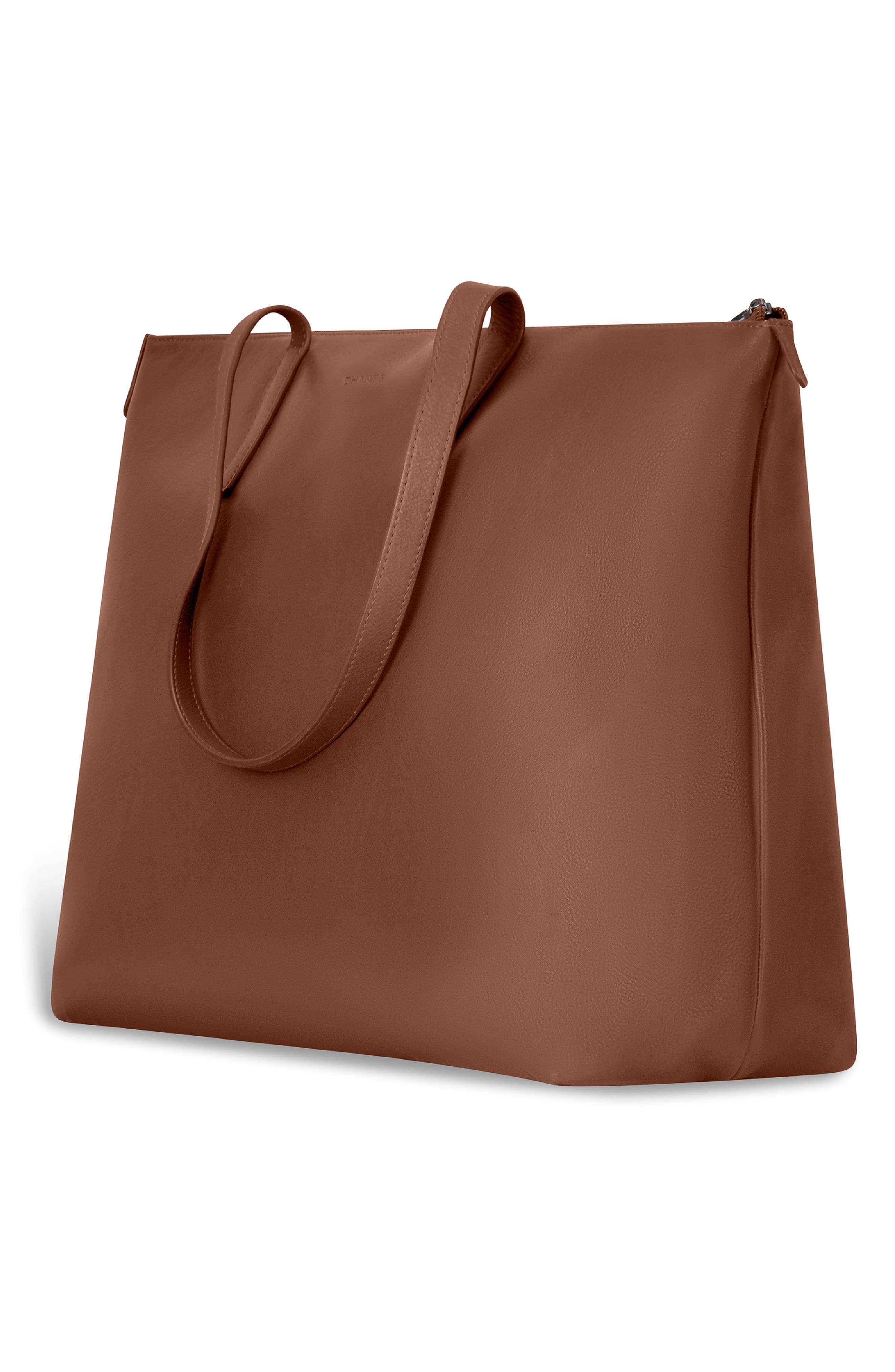 Onyx Leather Business Tote, Alternate, color, BROWN
