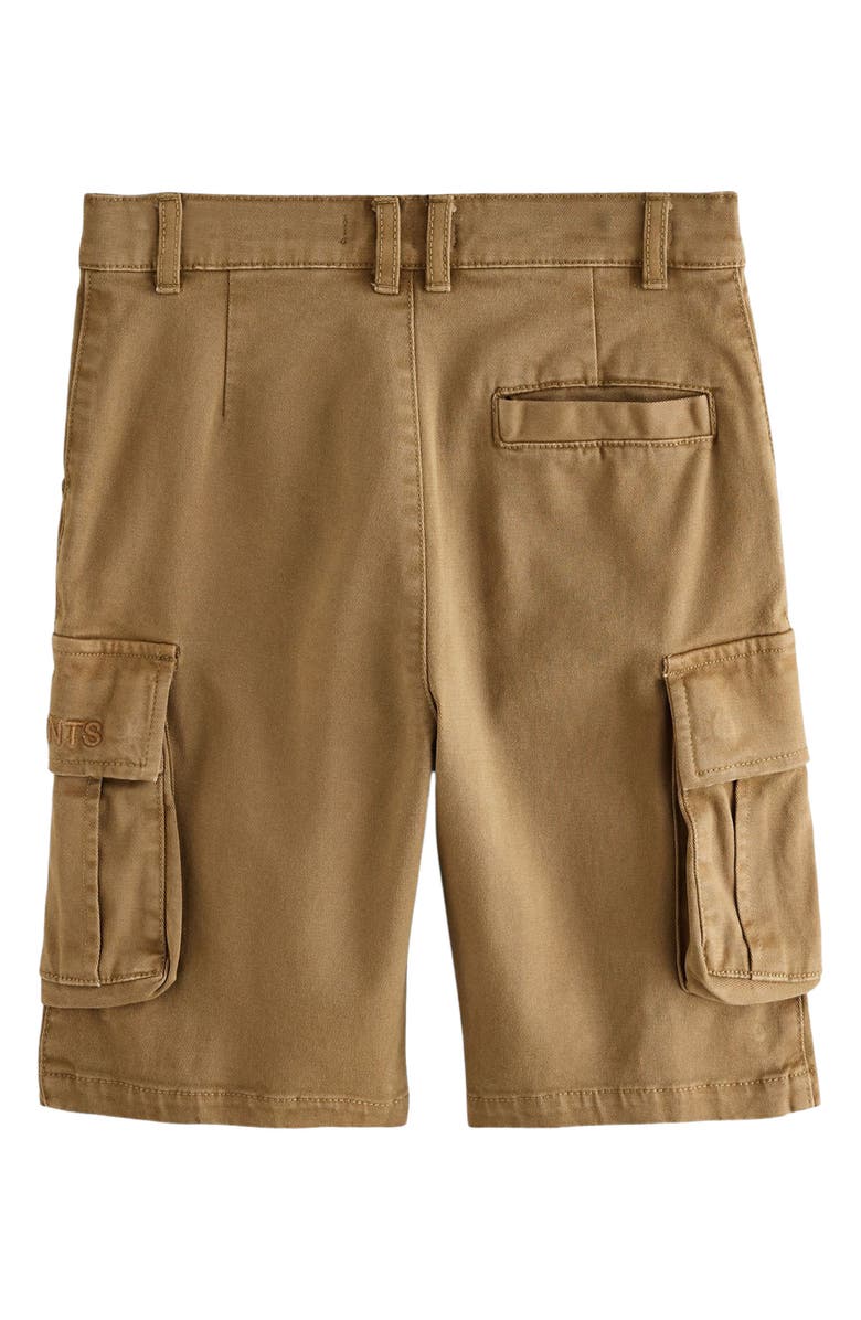 smALLSAINTS by ALLSAINTS Kids' Stretch Cotton Cargo Shorts, Alternate, color, Brown