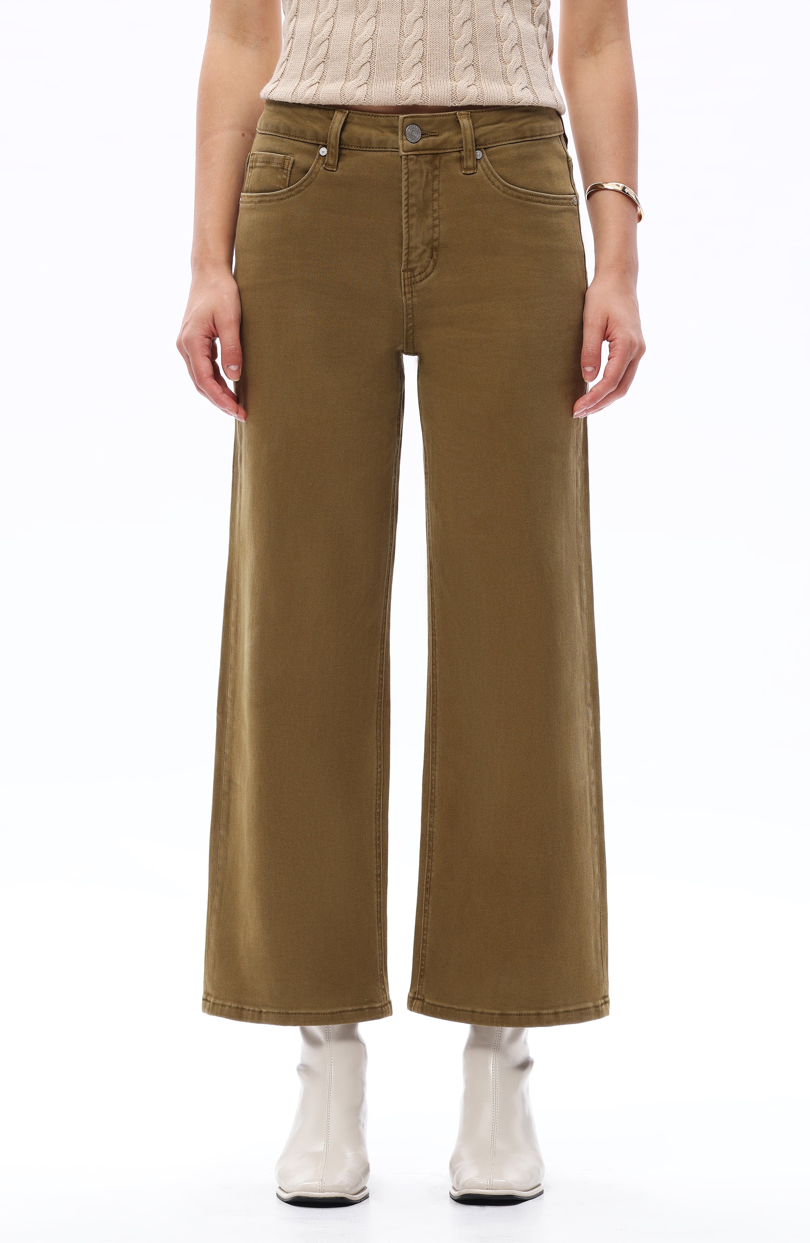 Bella Crop Straight Leg Jeans - image 3