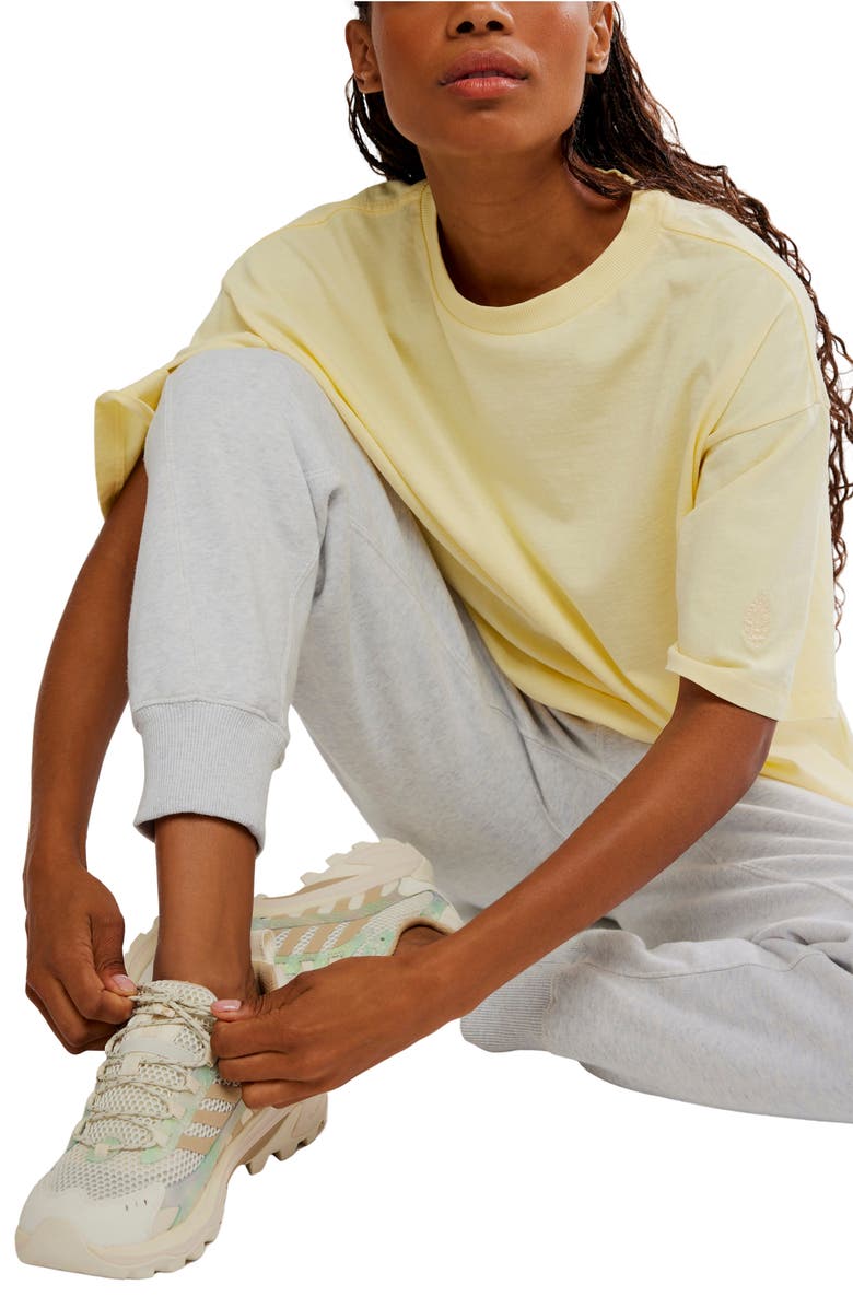 Free People FP Movement Tackle Cotton T-Shirt, Alternate, color, Sunlit Yellow