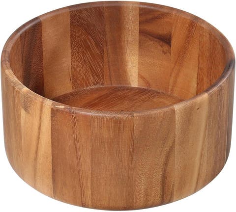 Acacia Wood Salad Serving Bowl, Medium