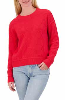 Lucky Brand Heart Stitch Sweater