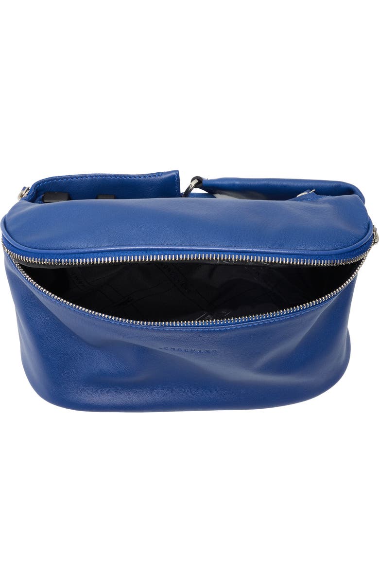 Longchamp Parisis Leather Belt Bag, Alternate, color, Blue
