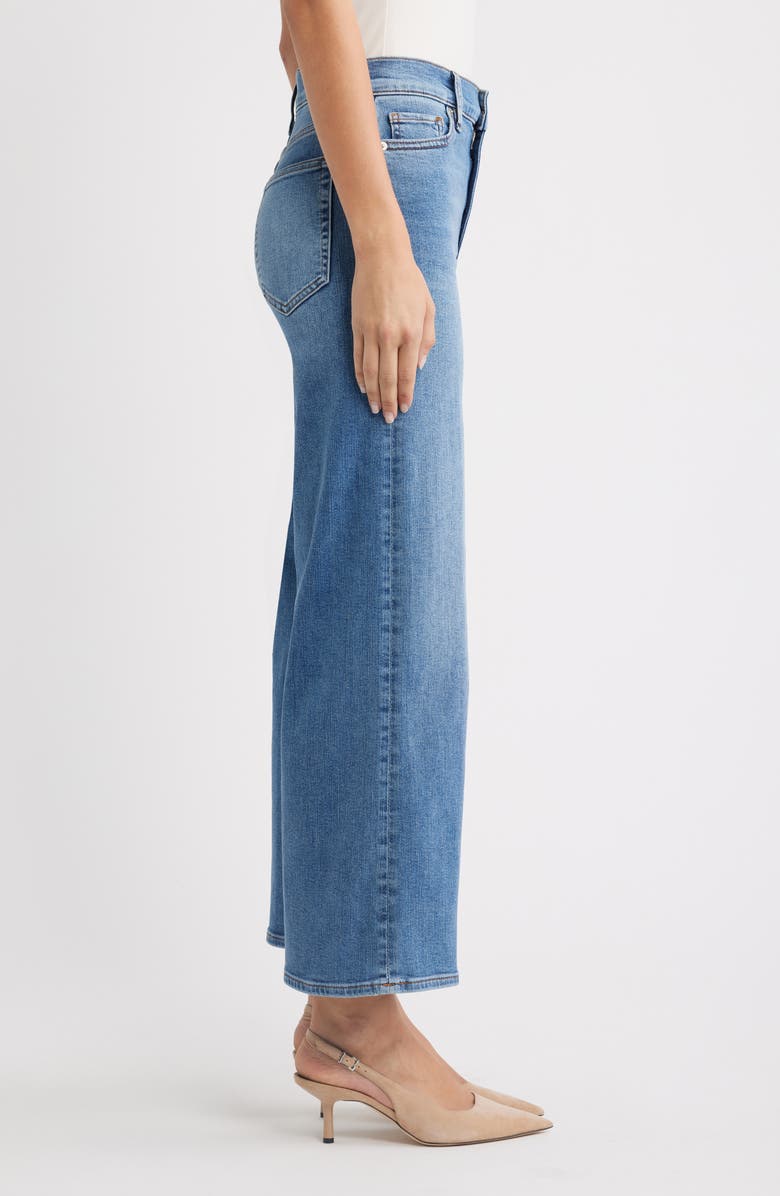 FRAME Le Pixie High Waist Slim Palazzo Jeans, Alternate, color, Gossamer