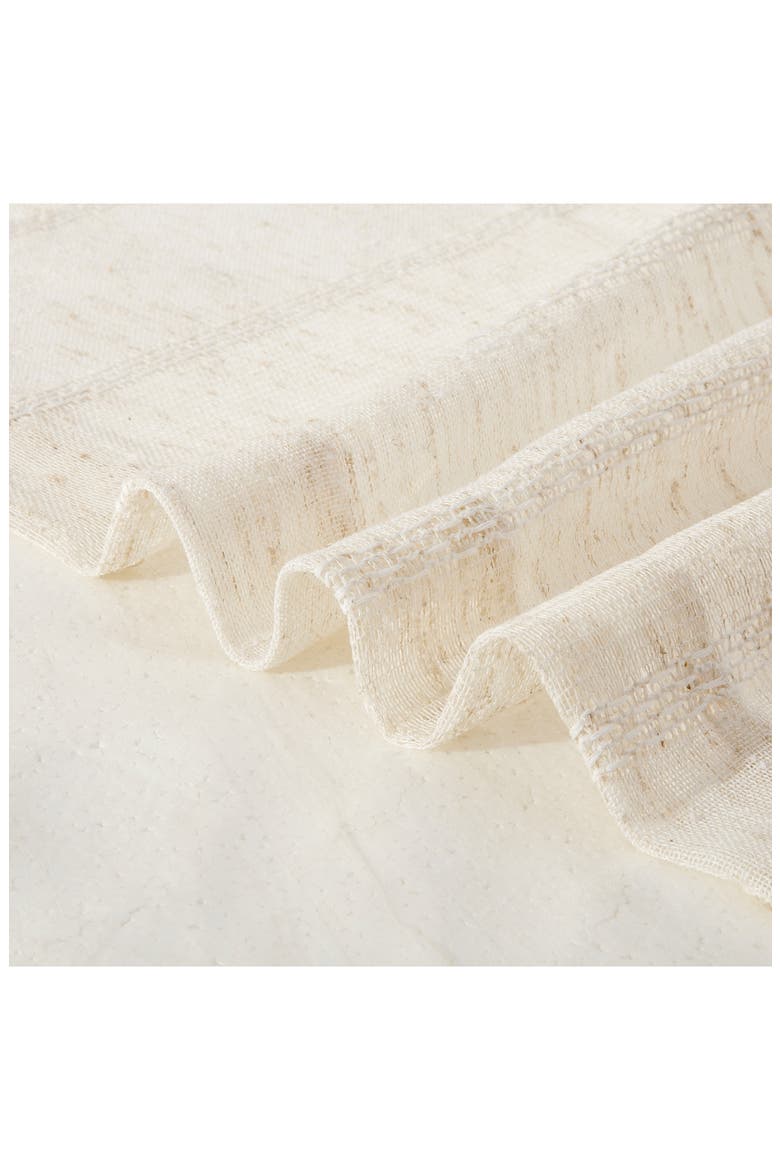 Set of 2 Sheer Curtain Panels, Alternate, color, LINEN