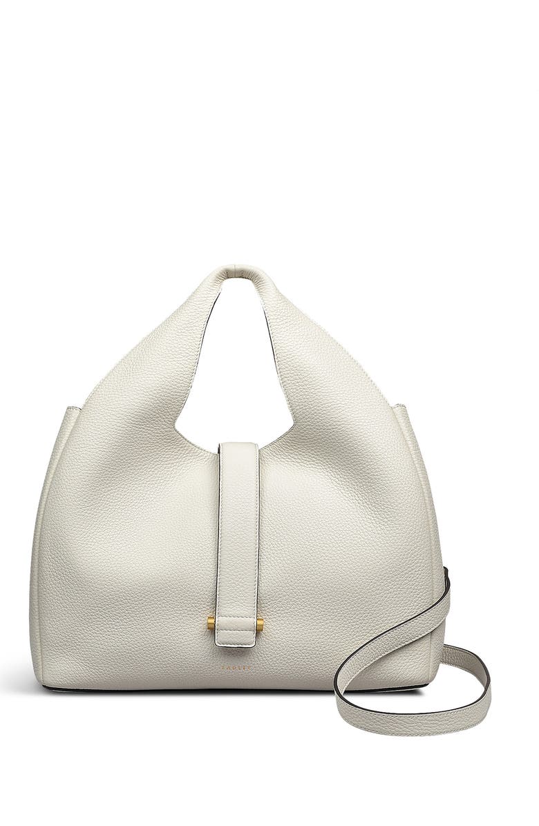 Radley Sloane Street Medium Ziptop Satchel Bag, Main, color, Chalk