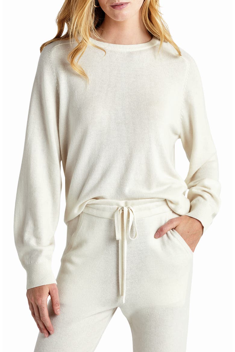Elin Crewneck Sweater, Main, color, SNOW