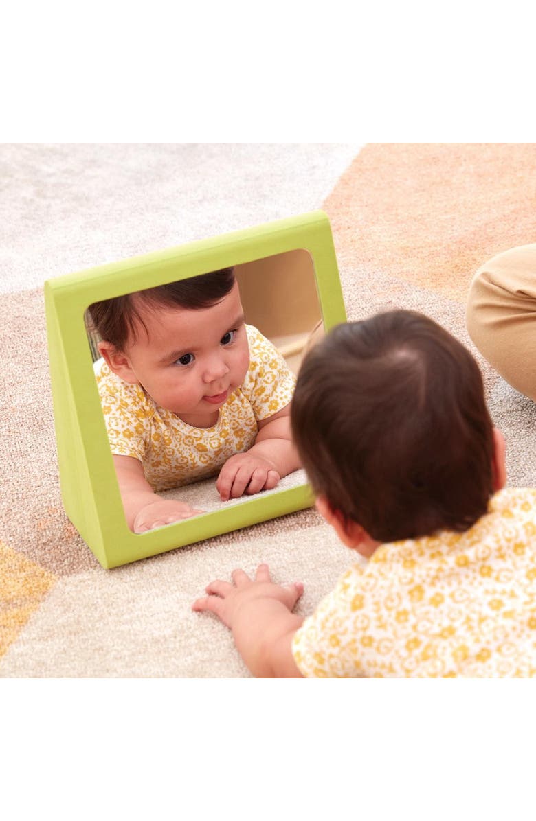 Kaplan Early Learning Company Soft Floor Mirror, Alternate, color, Green