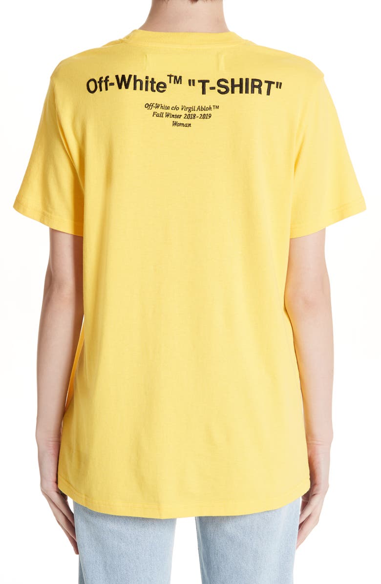 Off-White Quotes Casual Tee, Alternate, color, 