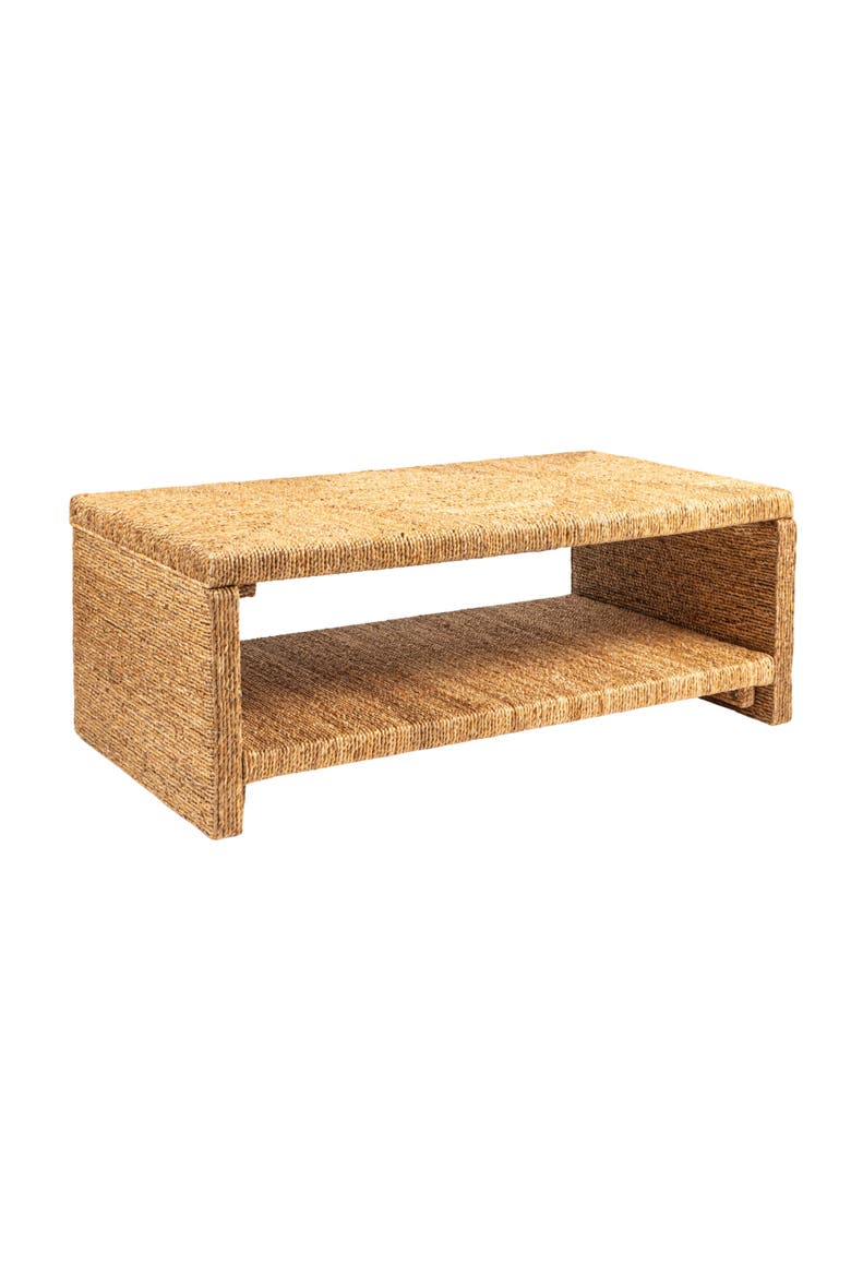 Woven Coffee Table, Main, color, Natural