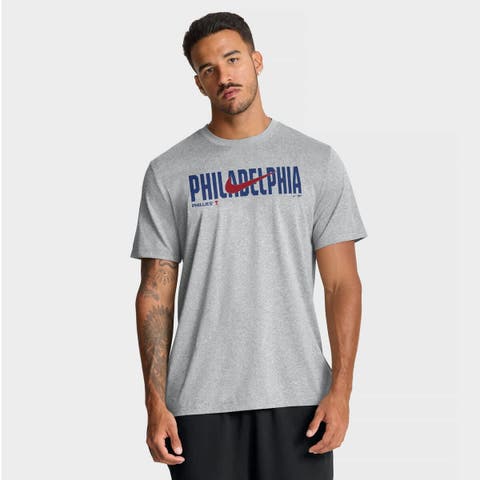 Men's Nike Heather Gray Philadelphia Phillies Swoosh Legend Dri-FIT T-Shirt
