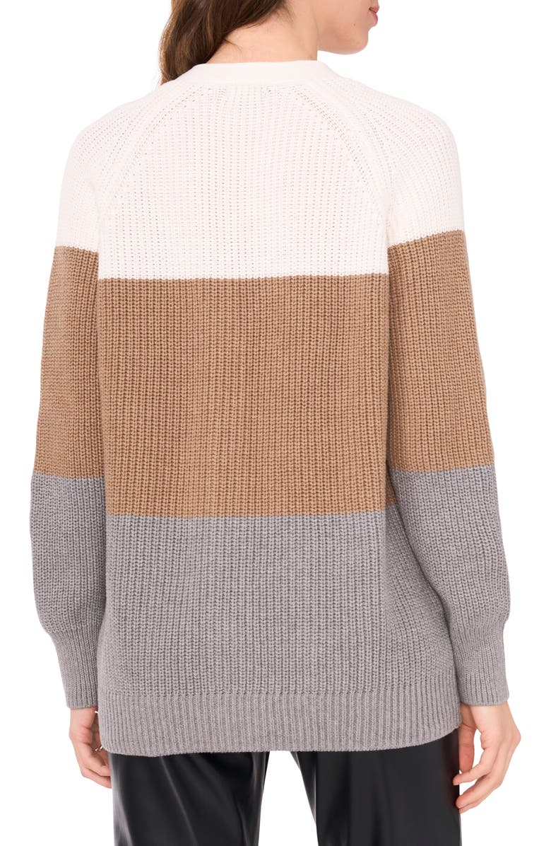 Halogen<sup>®</sup> Oversize Colorblock Cardigan, Alternate, color,