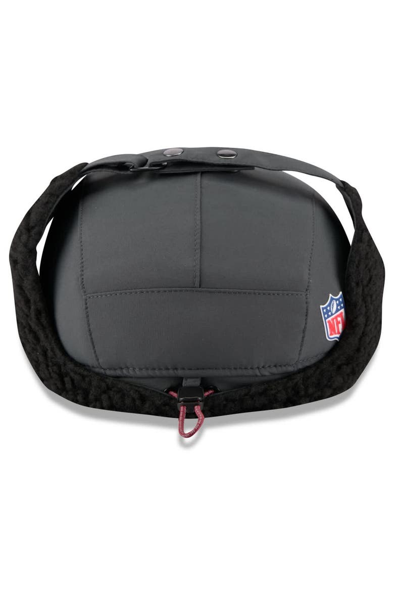 Men's New Era Charcoal Washington Commanders 2025 Sideline Cold Weather Runner Dog Ear Adjustable Hat, Alternate, color, Charcoal