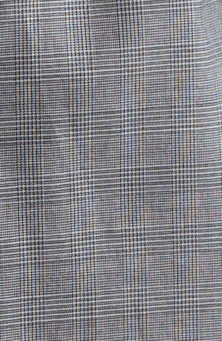 TAKAHIROMIYASHITA TheSoloist. Stud Embellished Plaid Twill Button-Up Shirt, Alternate, color, Black X White(Glen Check)