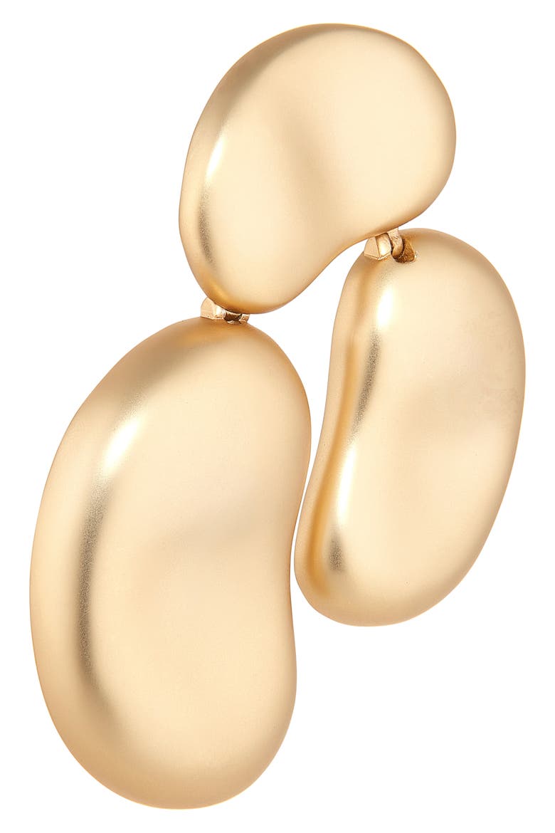 Whiteley Dangles Earrings, Alternate, color, GOLD