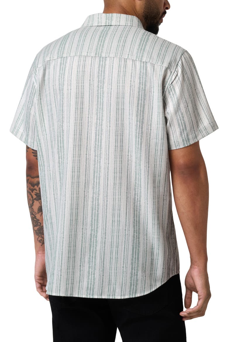 Meant for More Short Sleeve Button-Up Shirt, Alternate, color, WHITE/ ARONA