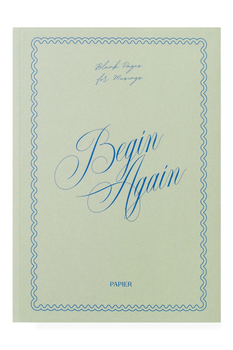 Begin Again Softcover Lined Notebook, Main, color, NO COLOR