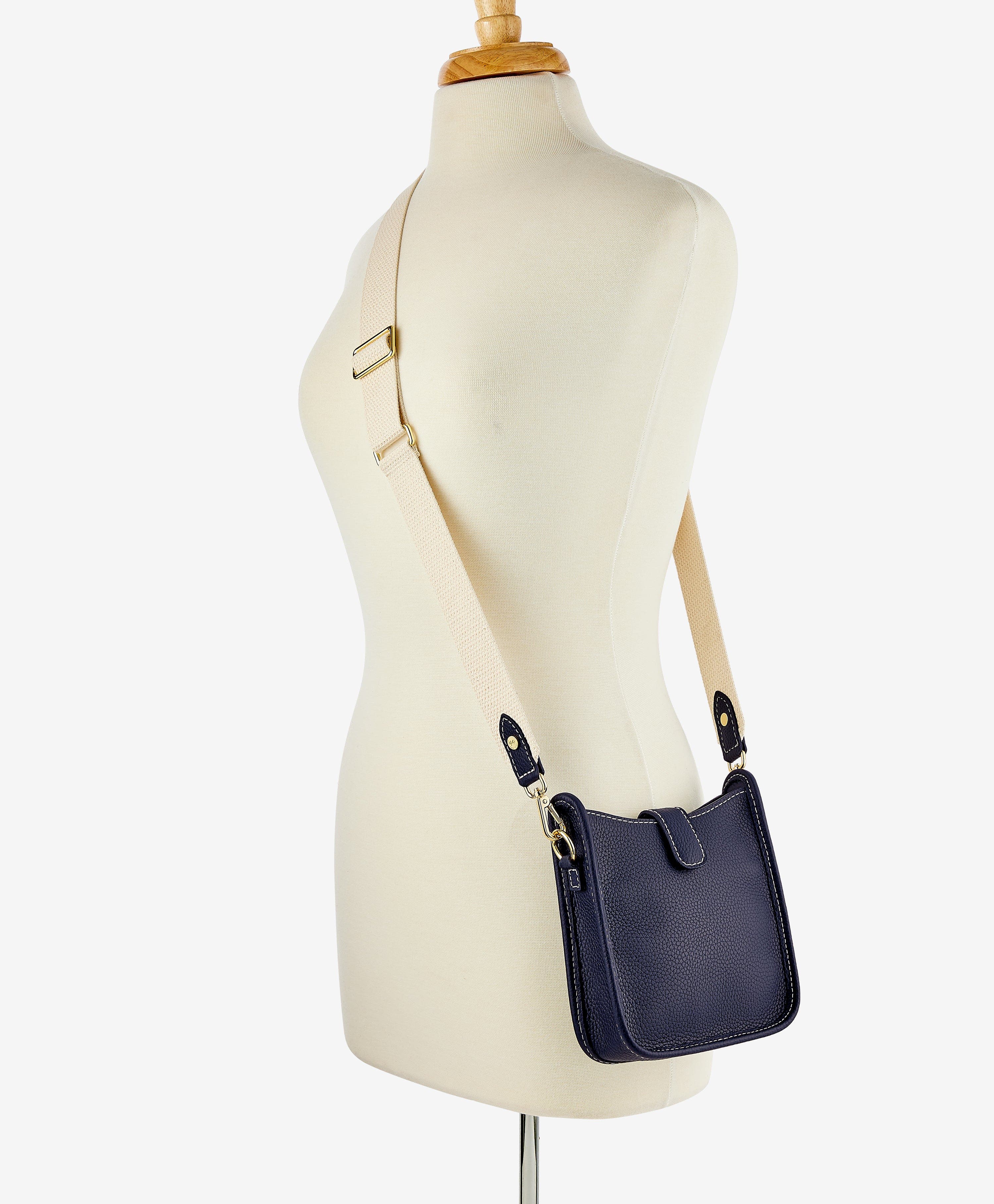 GiGi New York Ellie Crossbody, Alternate, color, Navy