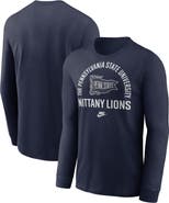 Nike Men's Nike Navy Penn State Nittany Lions Legacy Arched Logo Long Sleeve T-Shirt