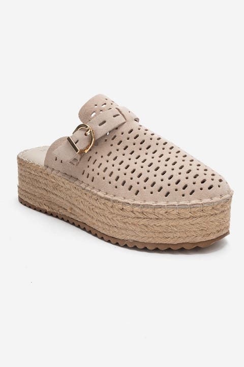 Louis Leather Platform Sandal