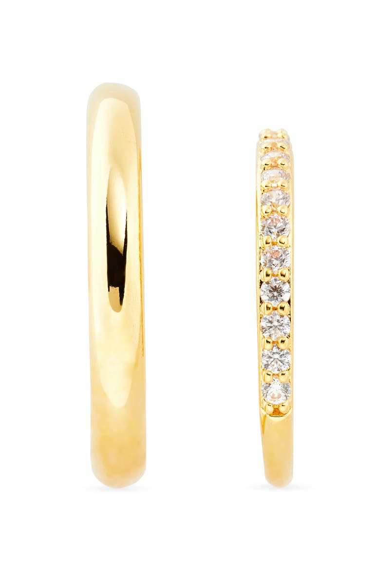 Demi Fine Set of 2 Rings, Alternate, color, 14K GOLD PLATED