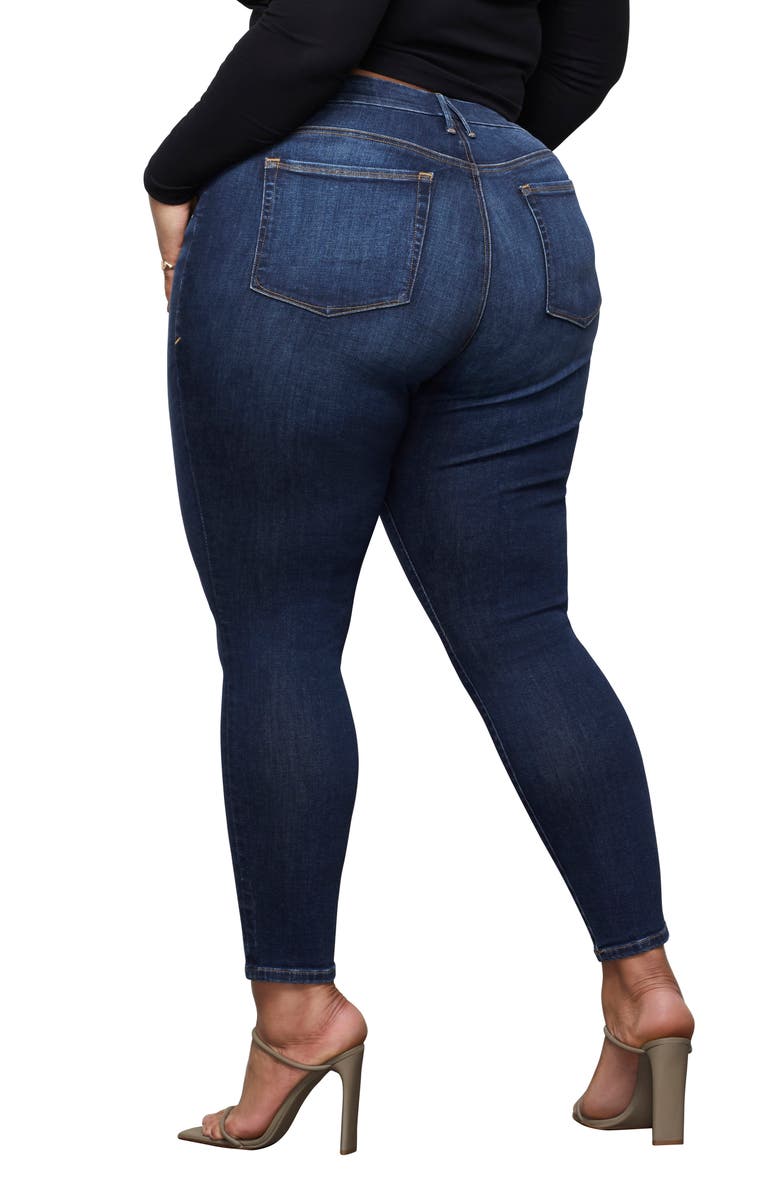 Good American Good Petite Skinny Jeans, Alternate, color, 