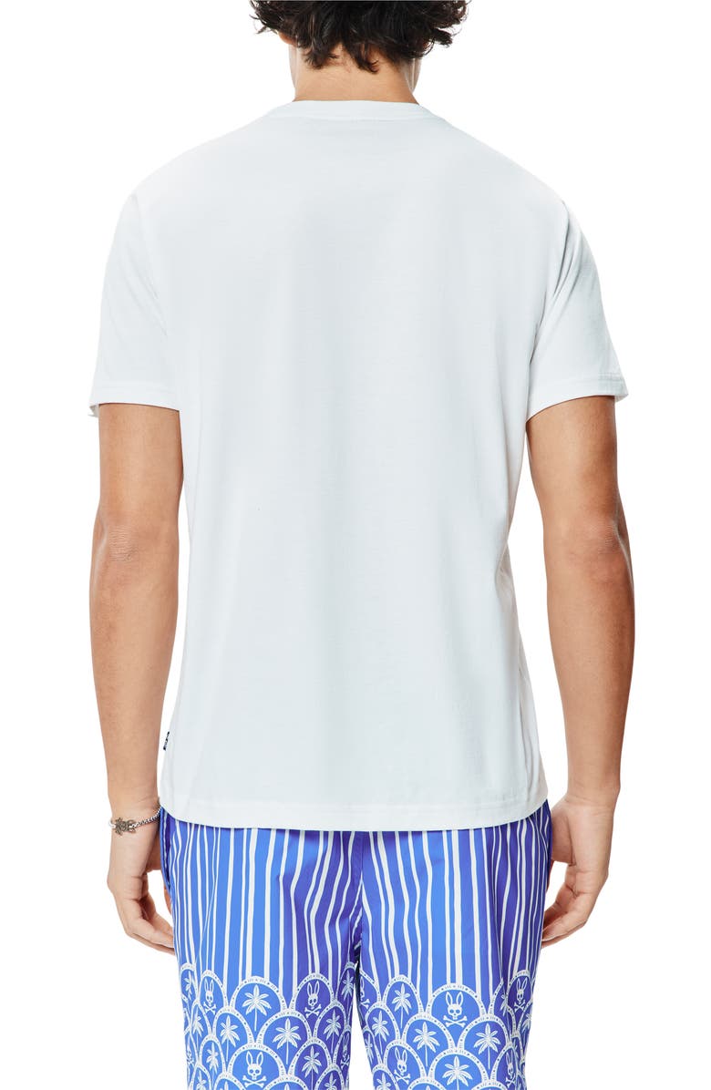Psycho Bunny Brad AppliquéT-Shirt, Alternate, color, White