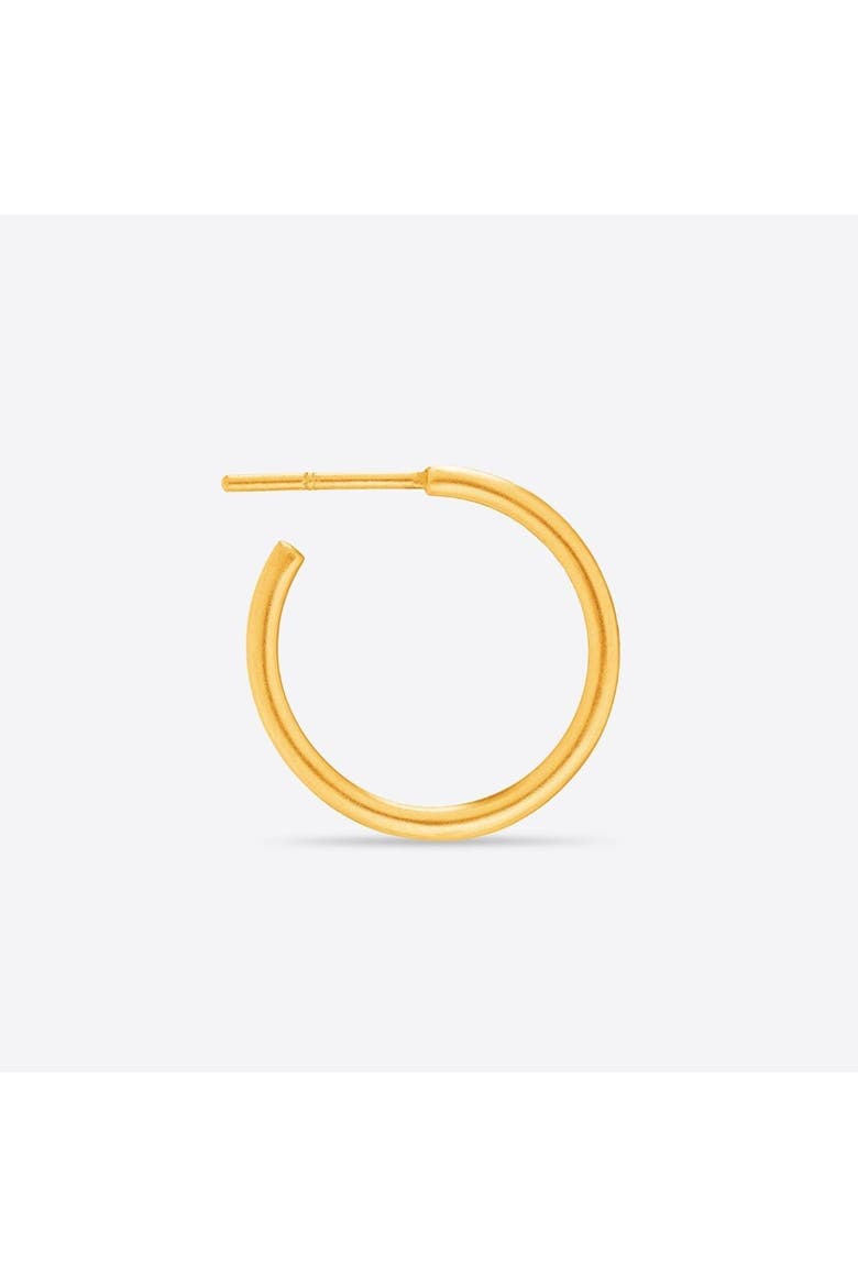 Medium Hoop Earrings, Alternate, color, Gold 9k
