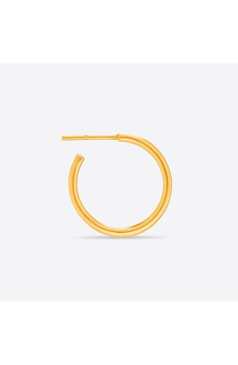 7879 Medium Hoop Earrings, Alternate, color, Gold 9K