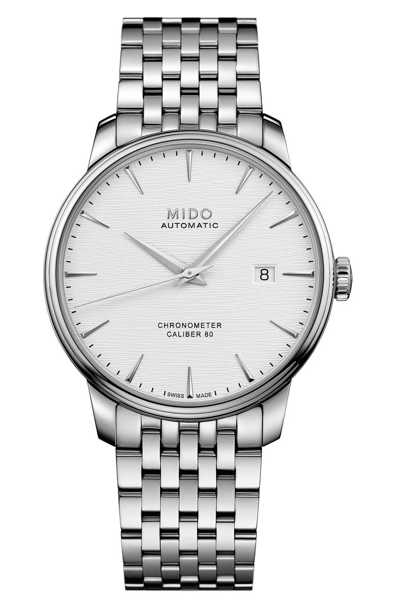 MIDO Baroncelli Automatic Watch, 40mm, Main, color,