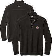 Tommy Bahama Men's Tommy Bahama Black Ohio State Buckeyes Montego Bay Half-Zip Jacket