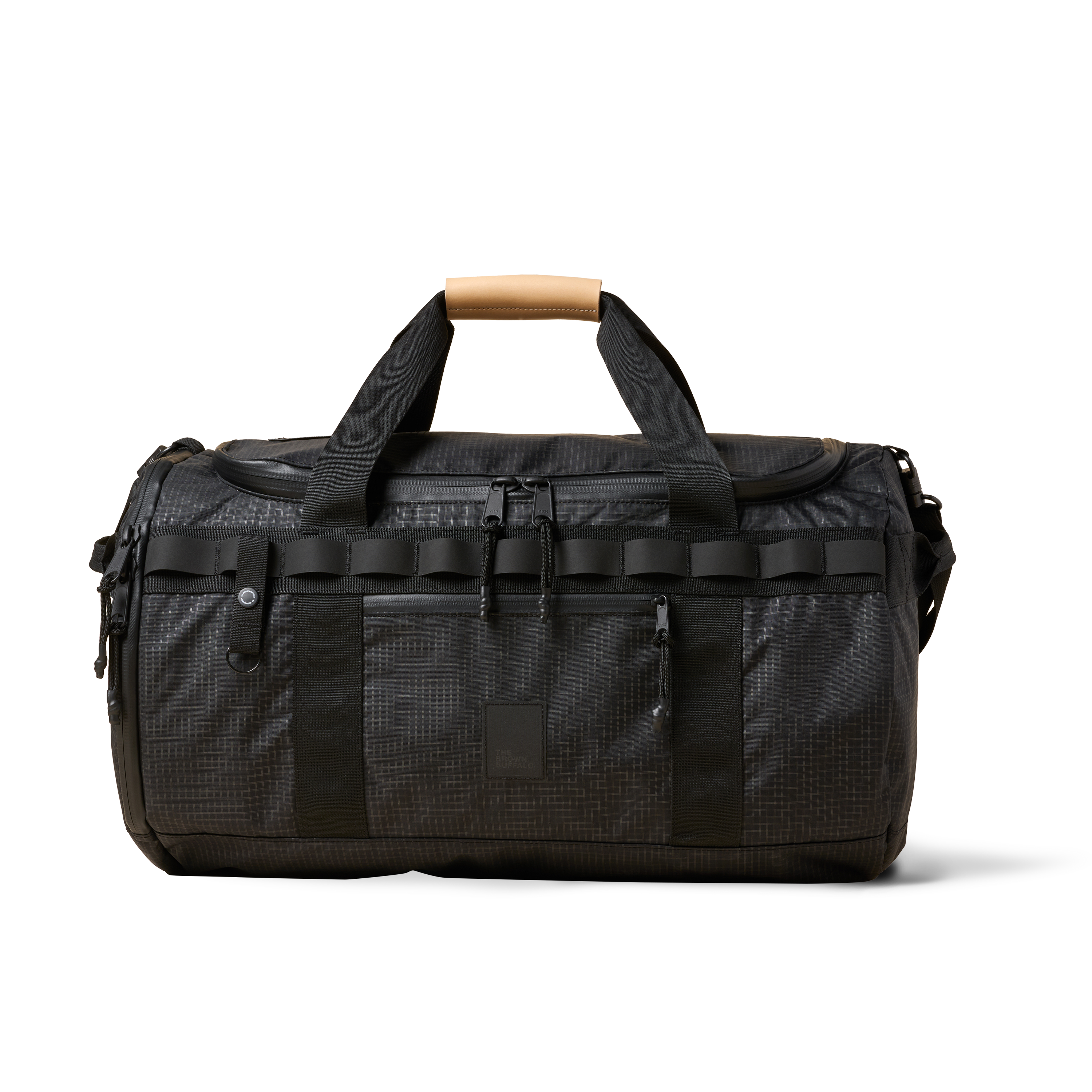 The Brown Buffalo Duffalo Duffle Bag, Alternate, color, Black-Grid