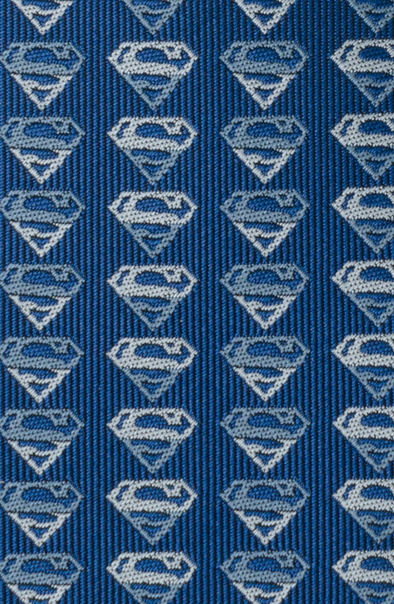 Cufflinks, Inc. x DC Comics Superman Shield Silk Blend Tie, Alternate, color, 