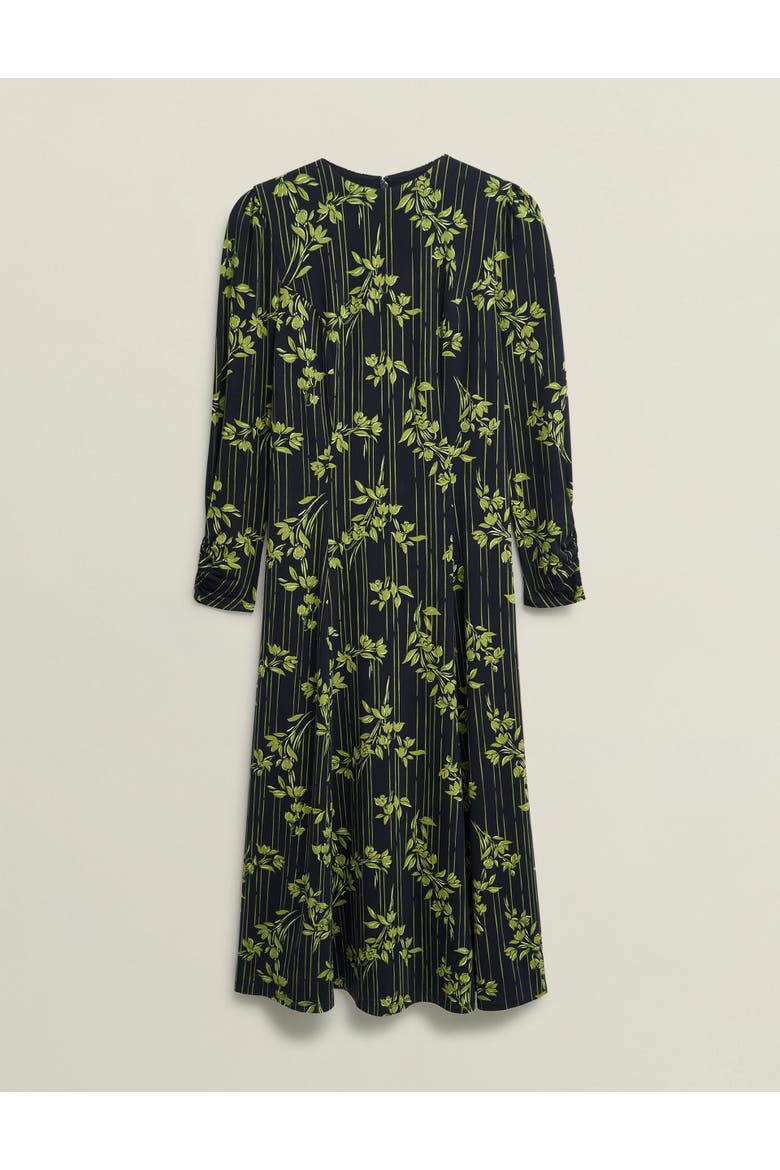 Alison Jersey Dress, Alternate, color, Navy Green