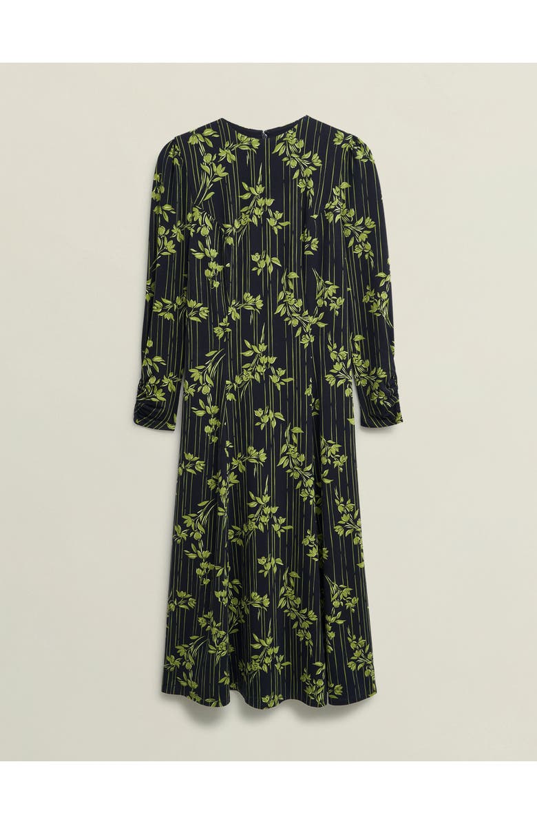 HOBBS LONDON Alison Jersey Dress, Alternate, color, Navy Green
