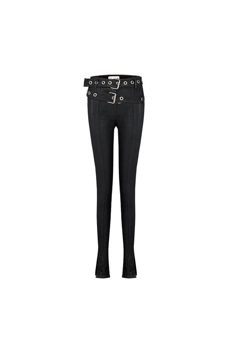 Your *Itch Two Belt Denim Pant, Alternate, color, BLACK