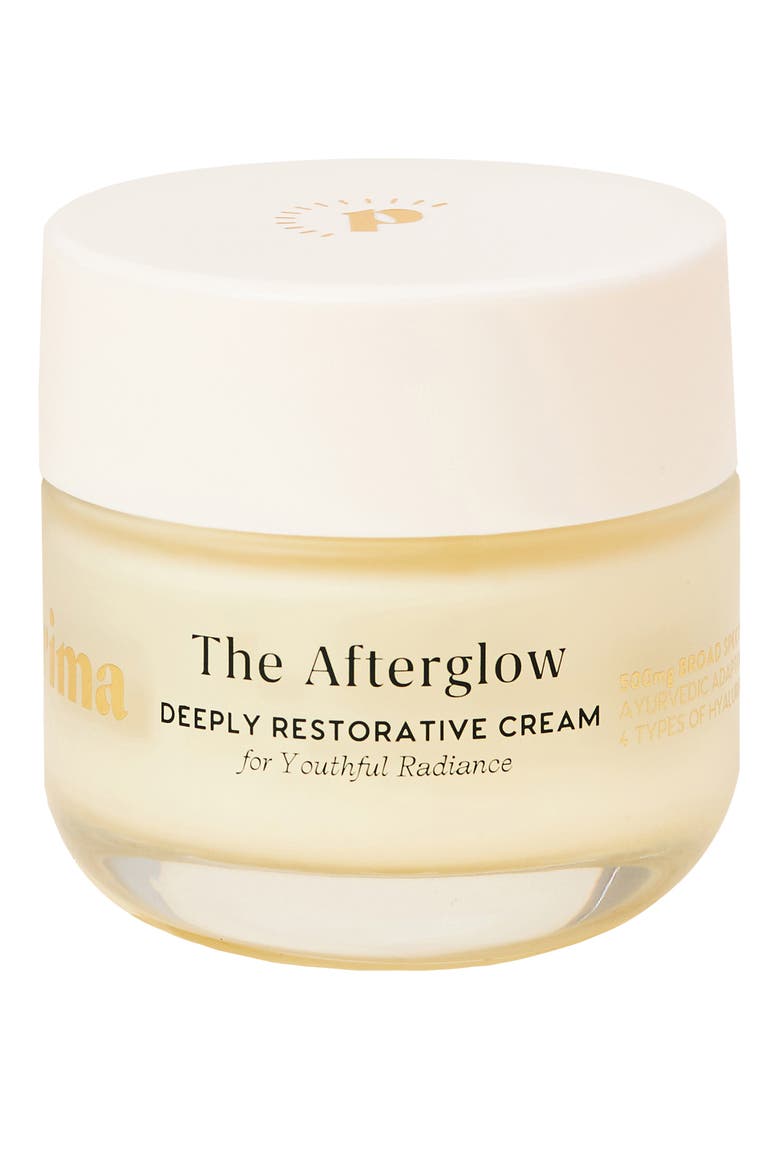 The Afterglow Vegan Collagen Cream with Hyaluronic Acid & 500mg CBD, Main, color, NO COLOR
