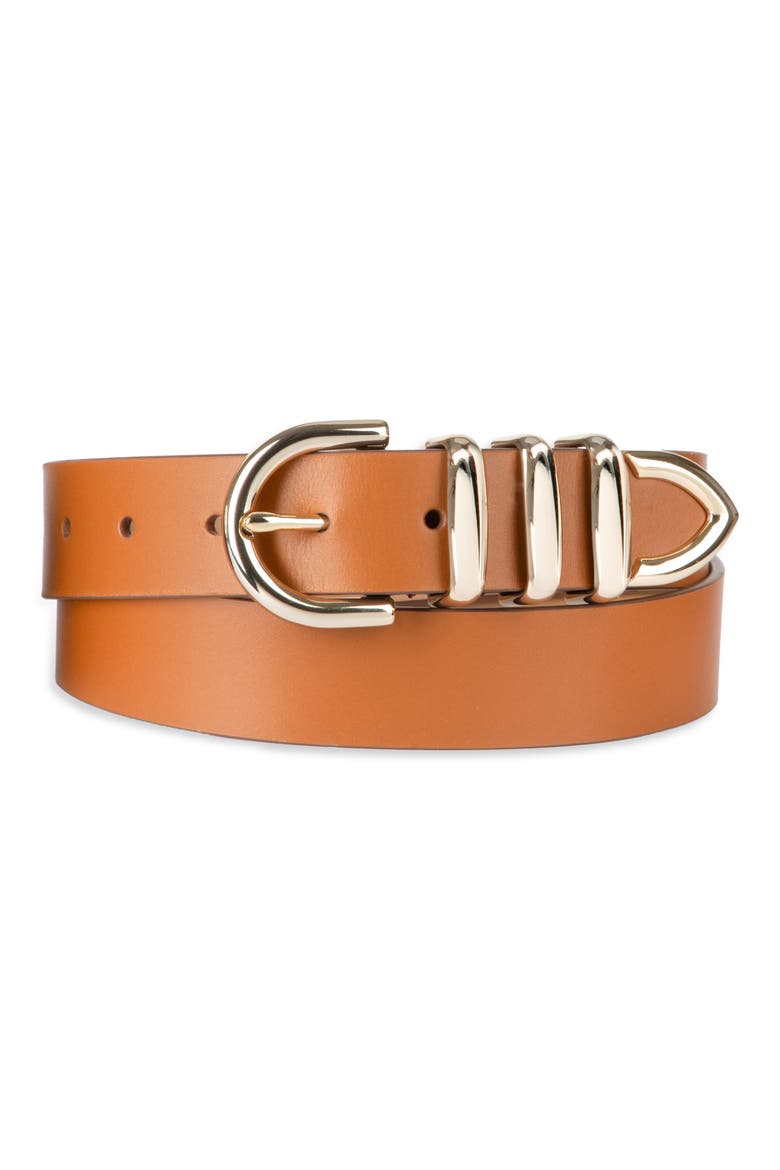 Triple Keeper Belt, Main, color, TAN