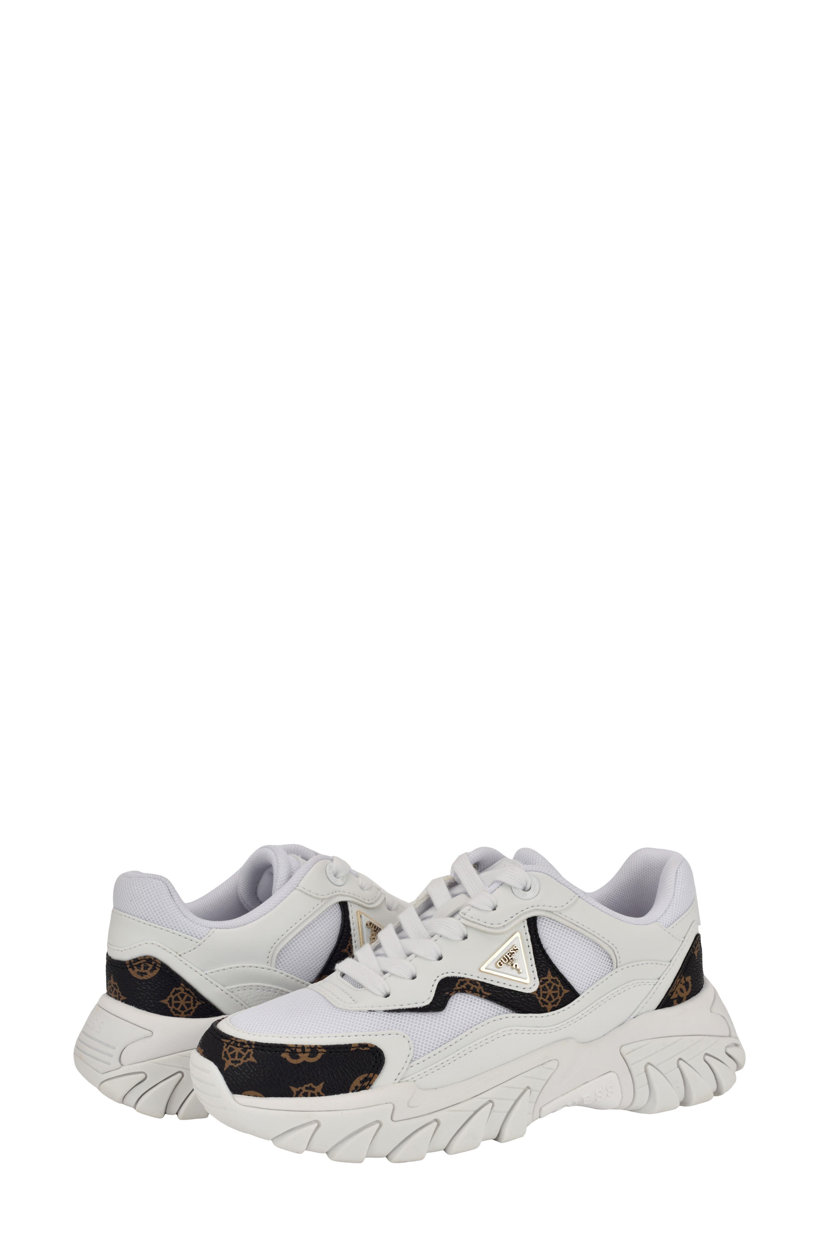 GUESS Nowah Sneaker, Alternate, color, White