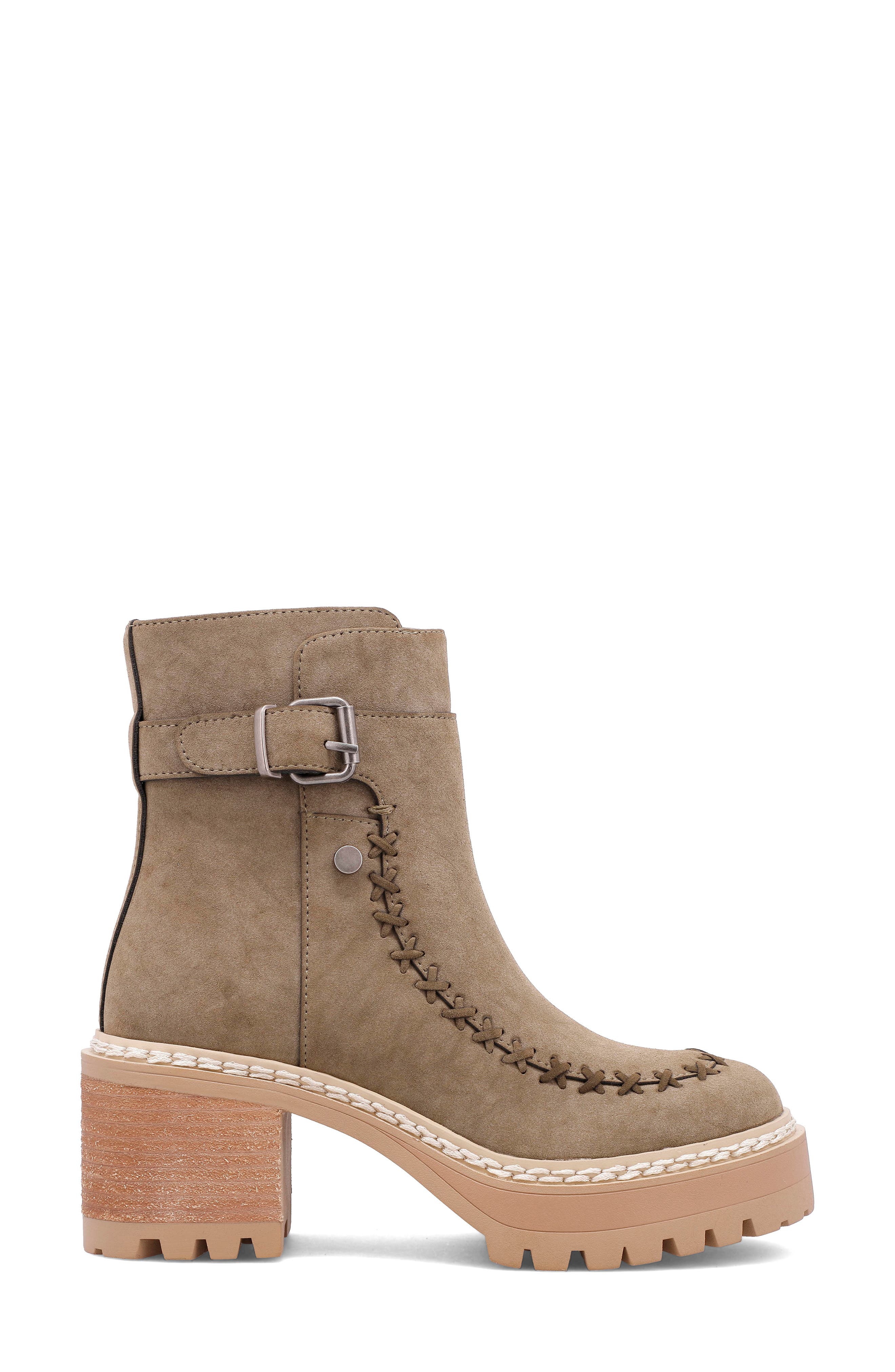 MIA Toula Platform Bootie, Alternate, color, Khaki