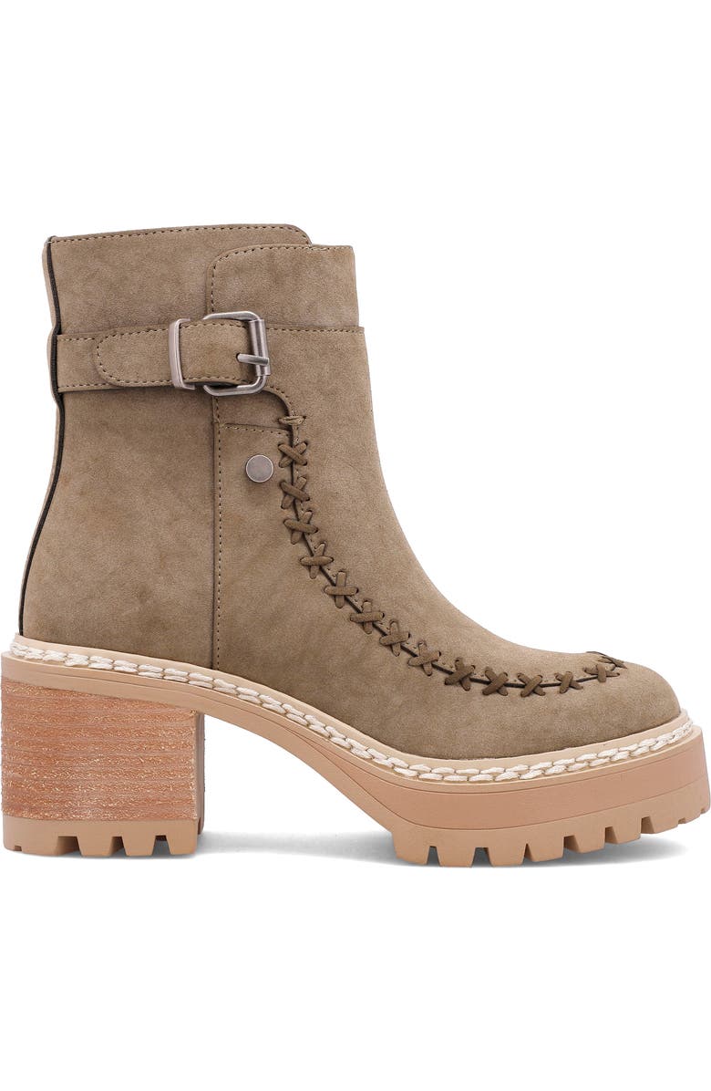 MIA Toula Platform Bootie, Alternate, color, Khaki